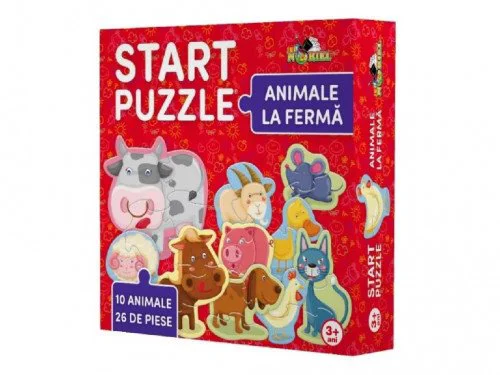 Puzzle Noriel 4 in 1 Animale la ferma