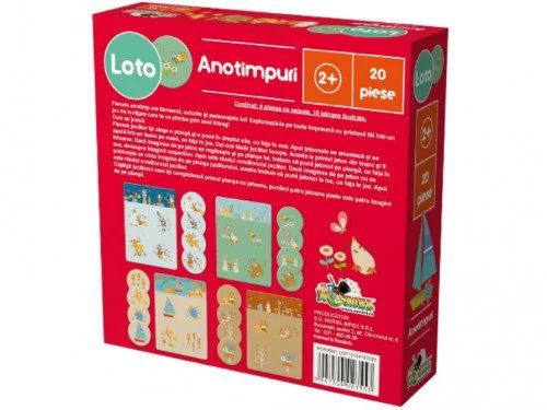 Образовательная игра Лото Noriel Сезоны 2018 foto