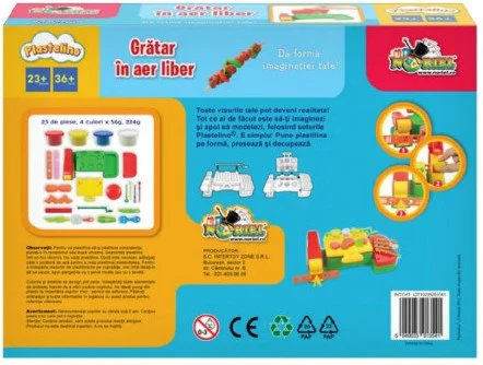 Set de modelare Plastelino Gratar in aer liber foto