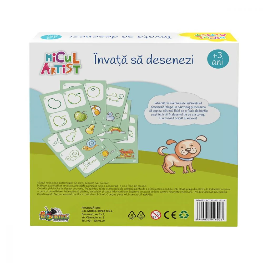 Set de creatie Noriel Micul Artist, Invata sa desenezi foto