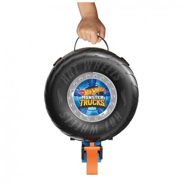 Set de joaca Hot Wheels Pista Cascadoriilor in Anvelopa Seria Monster Trucks foto