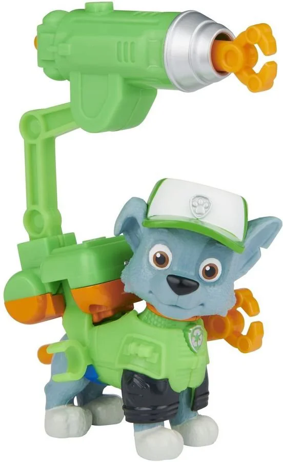 Figurina Rocky - Patrula Catelusilor Paw Patrol Hero Pup Movie