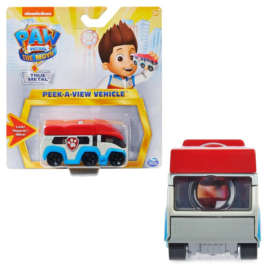 Металлическая патрульная машинка Paw Patrol True Metal Peek-a-View 1:55 (в ассортименте)
