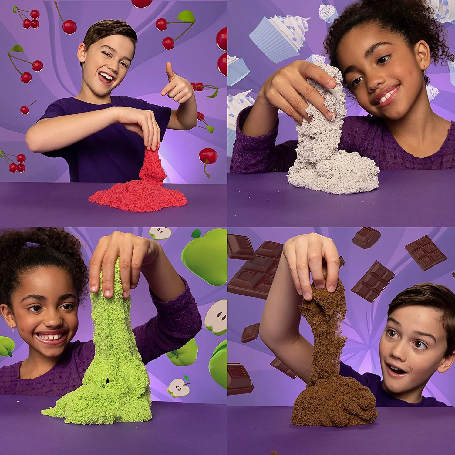 Nisip kinetic Arome Gustoase Spin Master Kinetic Sand Scents (227gr) foto