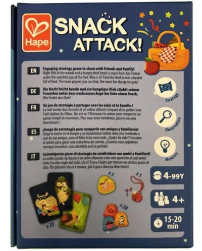 Карточная игра Hape Snack Attack foto