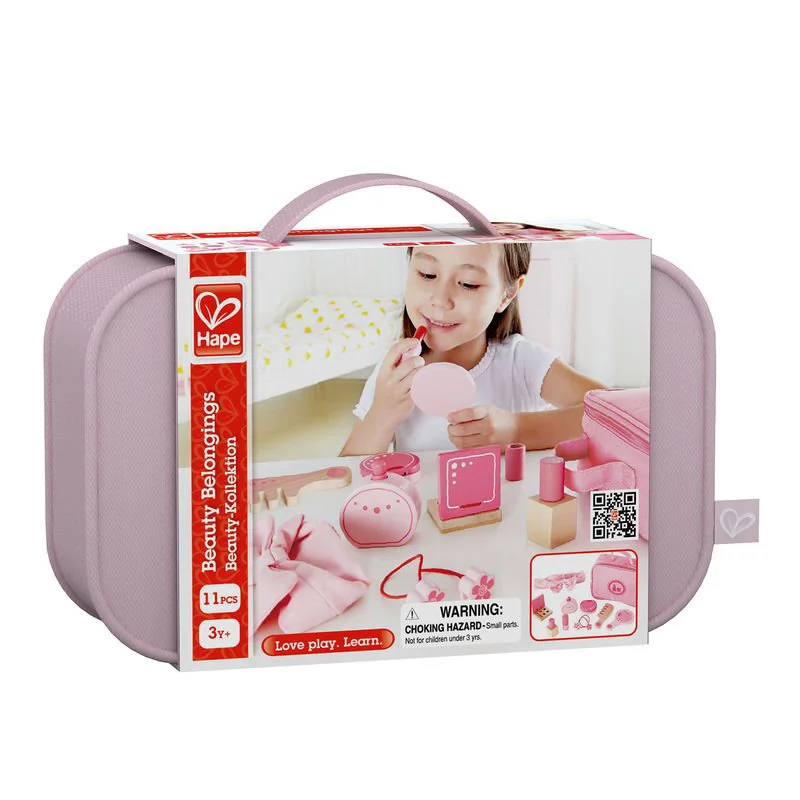 Set de joc Accesorii si cosmetice din lemn pentru fetite Hape Beauty Belongings foto