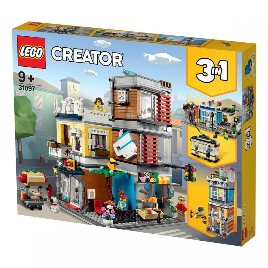 LEGO Creator 3 in 1 Townhouse Pet Shop & Cafe