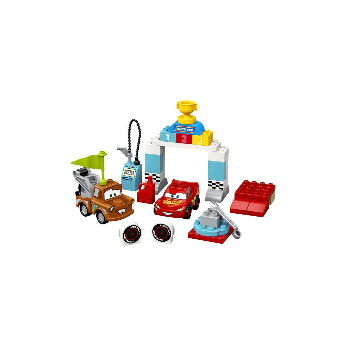 LEGO Duplo Cars Lightning McQueen's Race Day foto