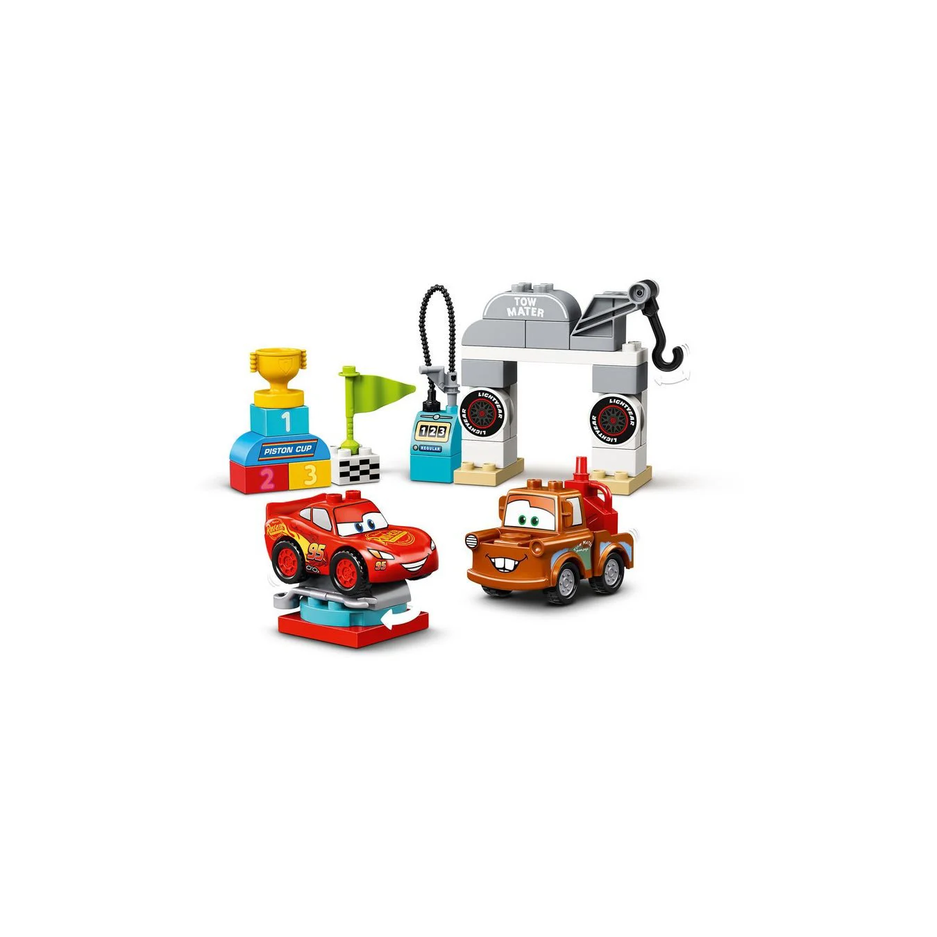 LEGO Duplo Cars Lightning McQueen's Race Day foto