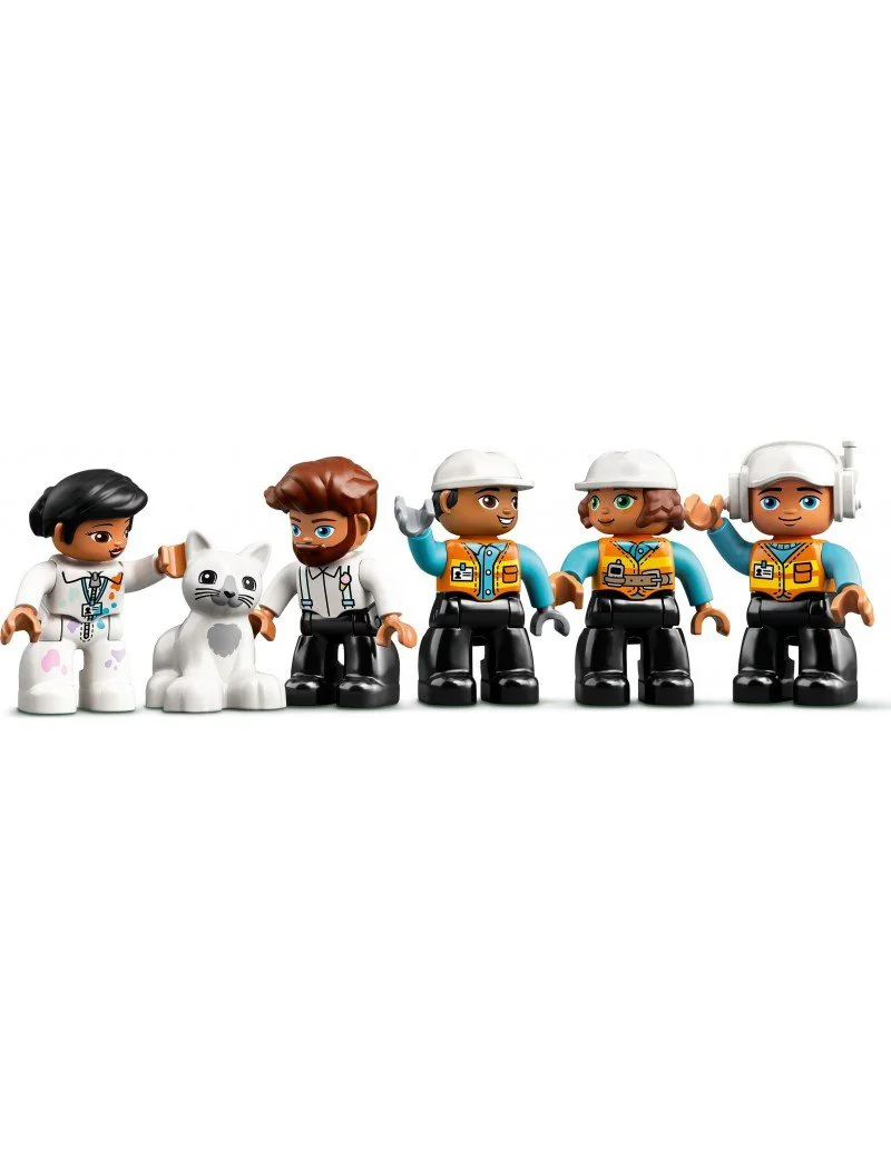 Lego Duplo Town Башенный кран на стройке foto