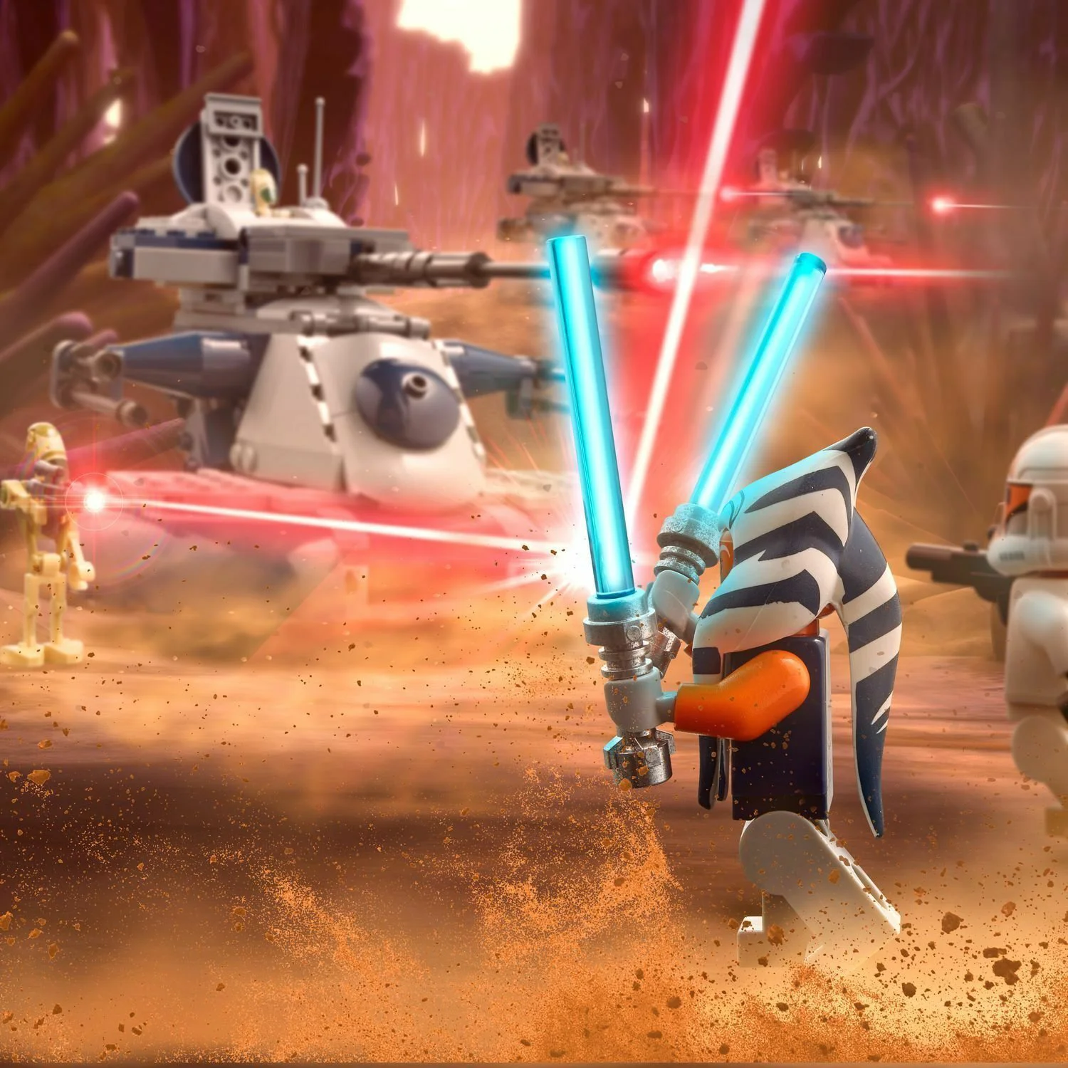 Lego Star Wars Бронированный штурмовой танк AAT foto