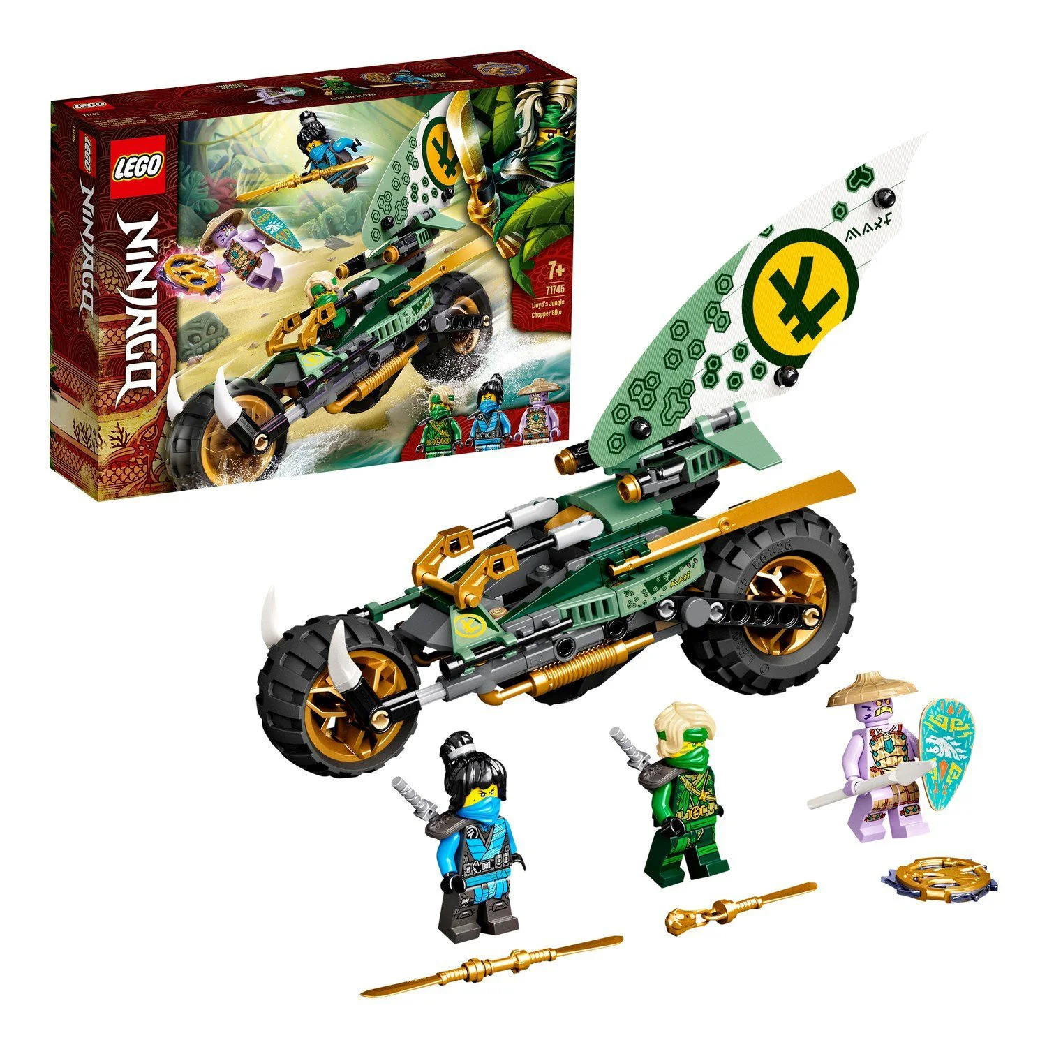 Lego Ninjago Мотоцикл Ллойда для джунглей foto