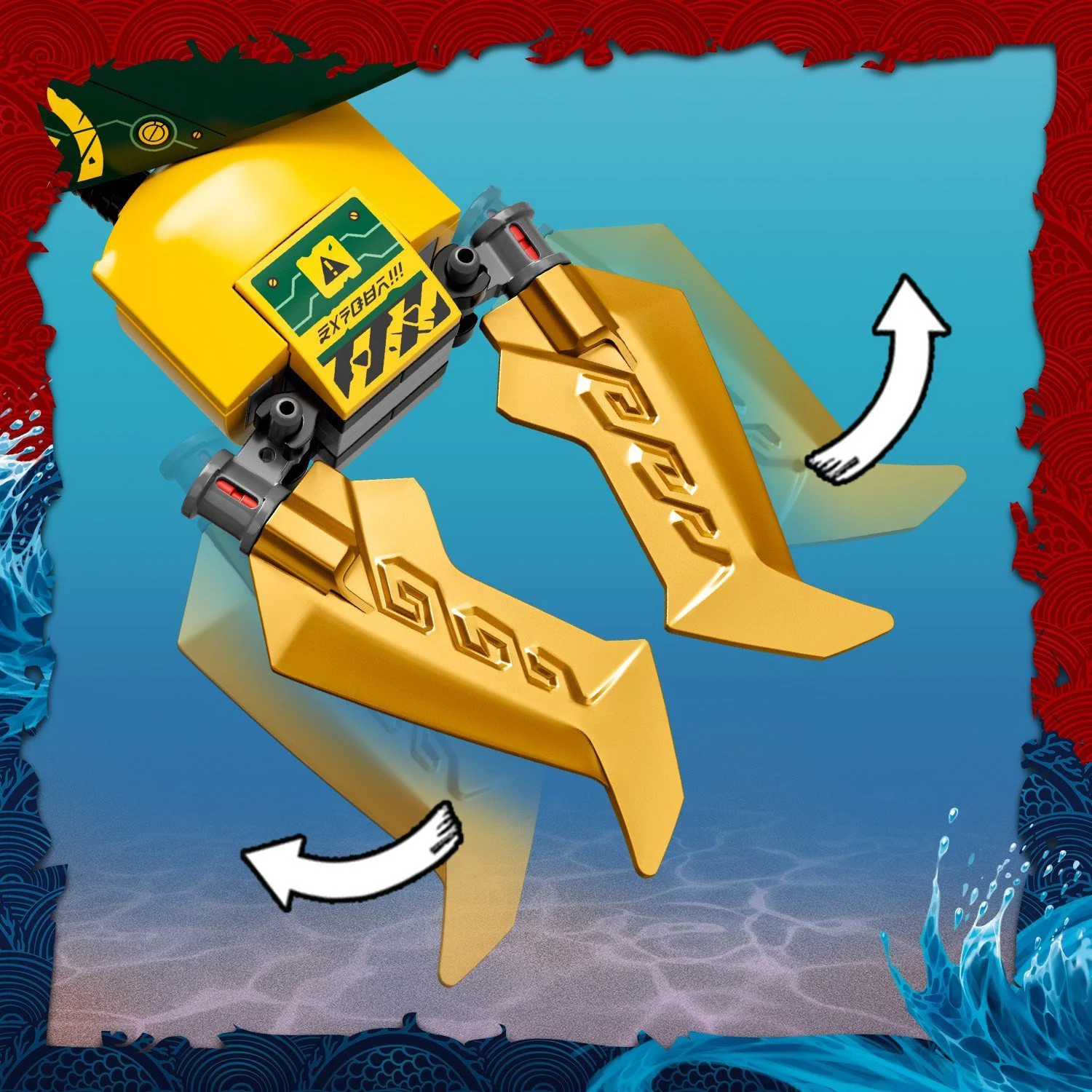 Lego Ninjago Lloyd's Hydro Mech foto