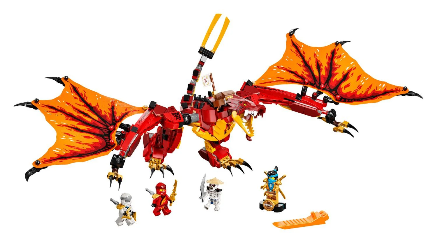 LEGO Ninjago Fire Dragon Attack foto