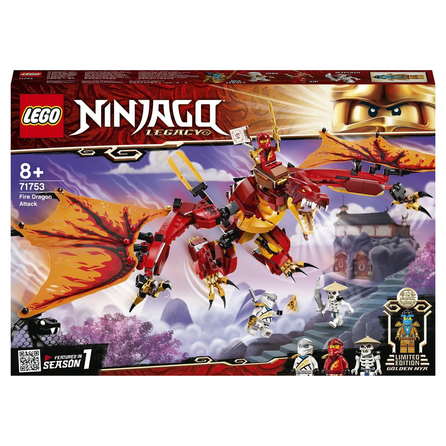 LEGO Ninjago Fire Dragon Attack foto