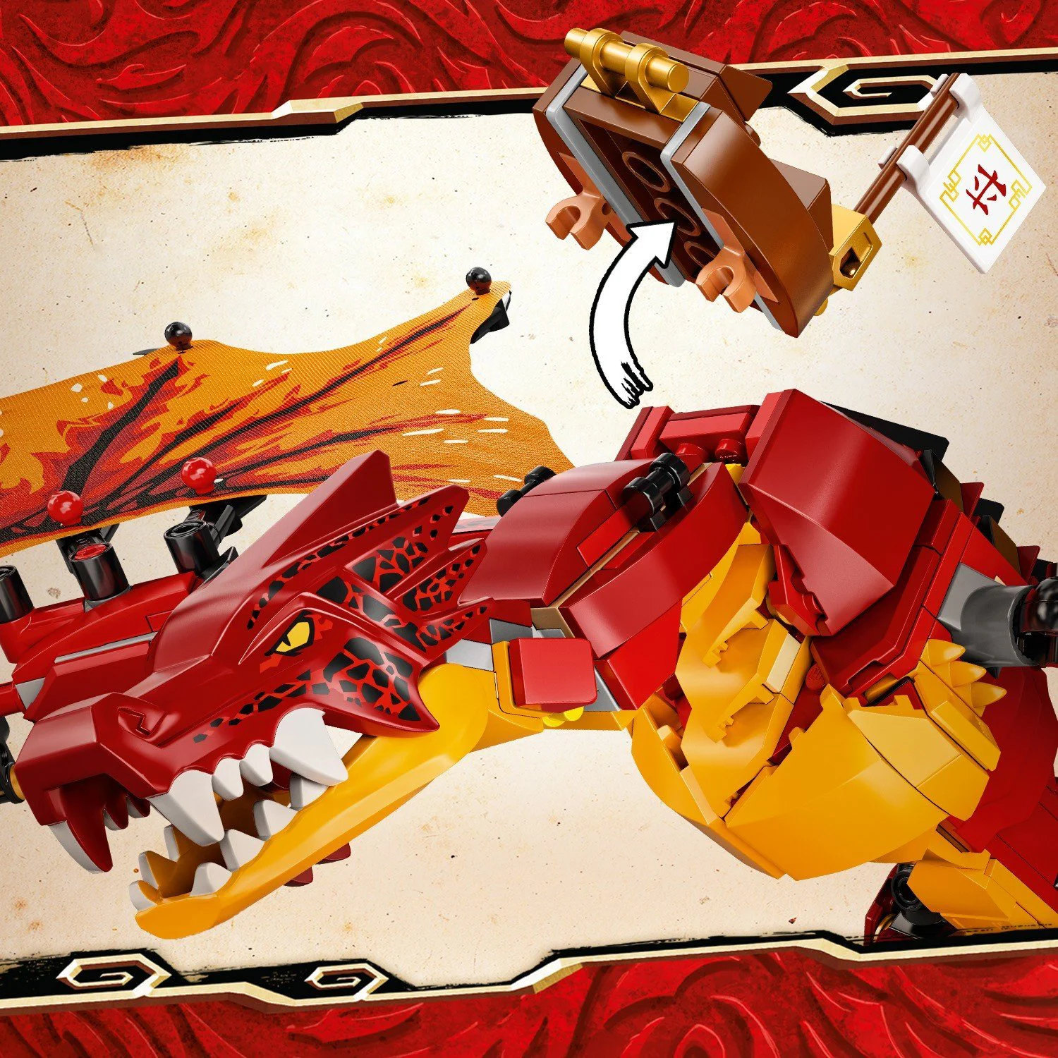 LEGO Ninjago Fire Dragon Attack foto