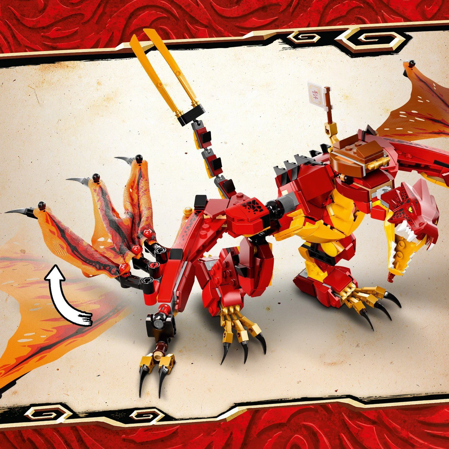 LEGO Ninjago Fire Dragon Attack foto