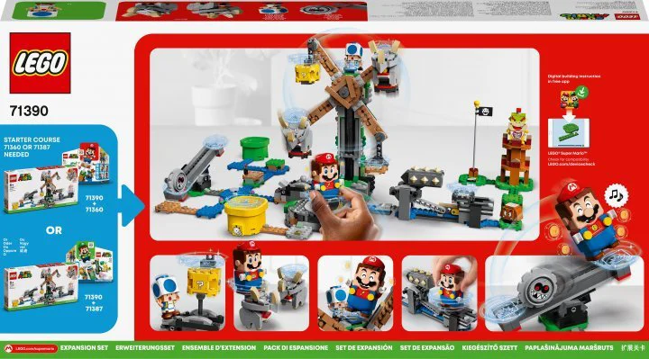Lego Super Mario Reznor Knockdown Expansion Set foto