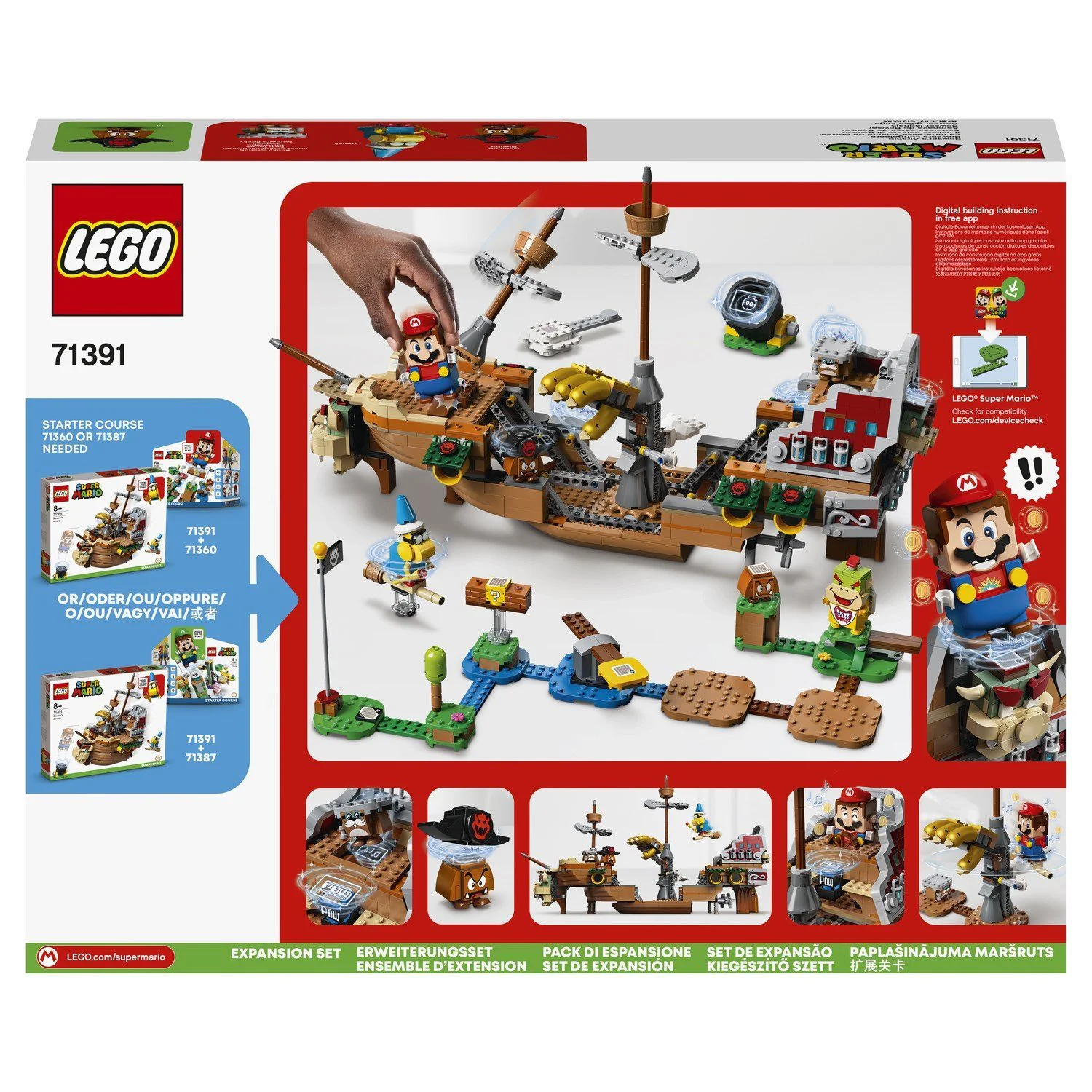Lego Super Mario Bowser's Airship Expansion Set foto