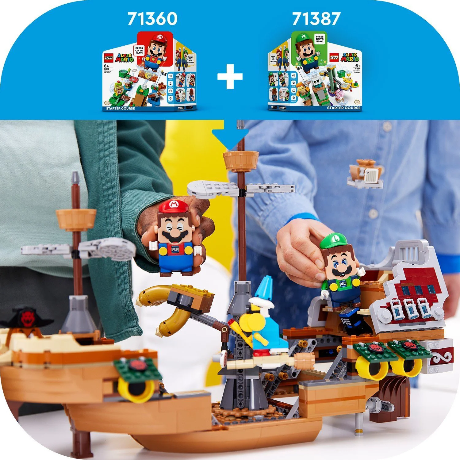 Lego Super Mario Bowser's Airship Expansion Set foto