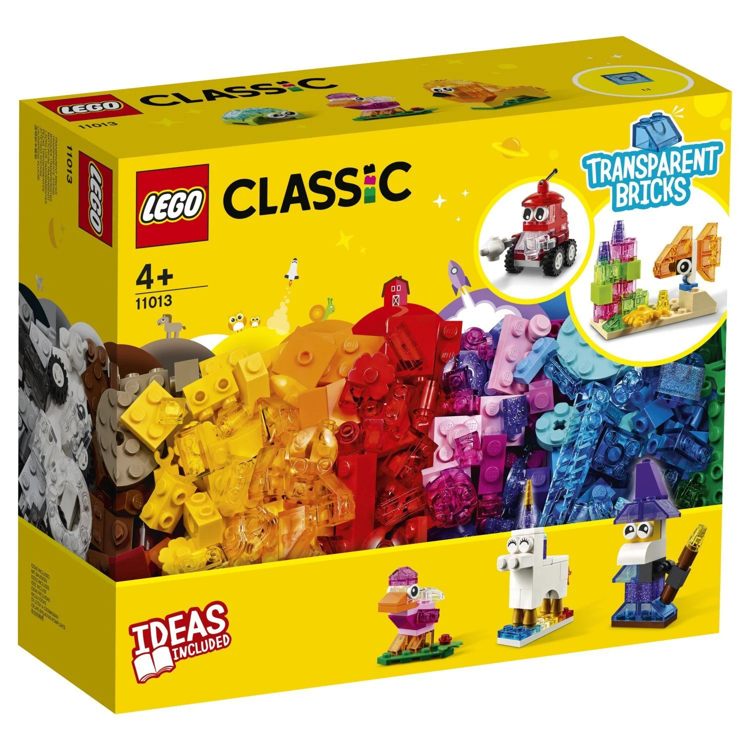 LEGO Classic Creative Transparent Bricks