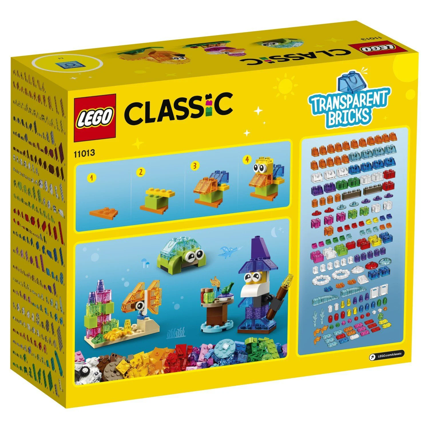 LEGO Classic Creative Transparent Bricks