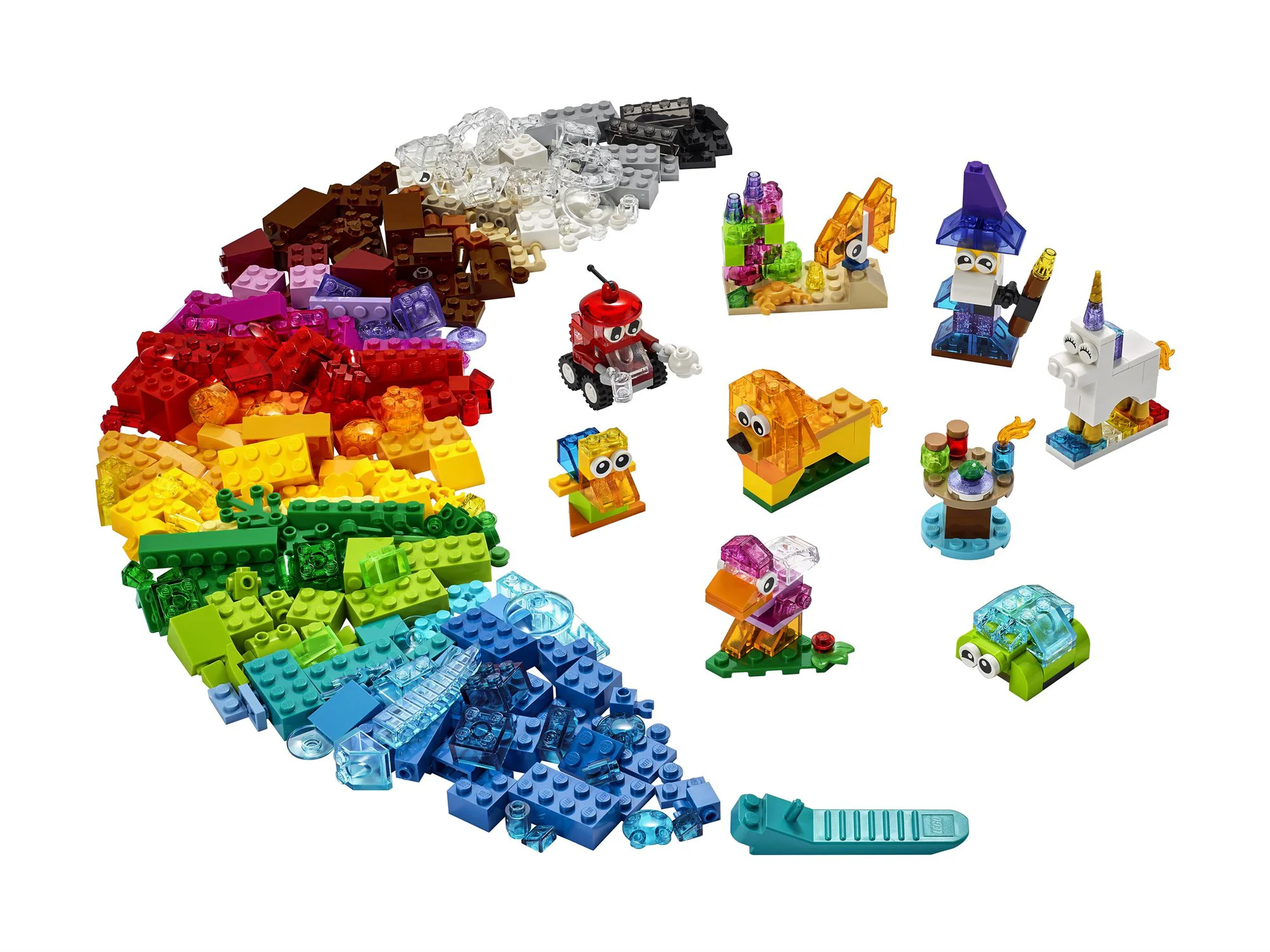 LEGO Classic Creative Transparent Bricks