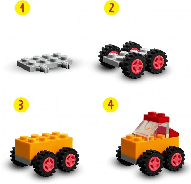 Lego Classic Кубики и колёса foto