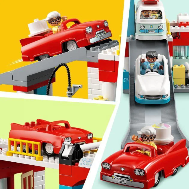 LEGO Duplo Town Parking Garage and Car Wash foto