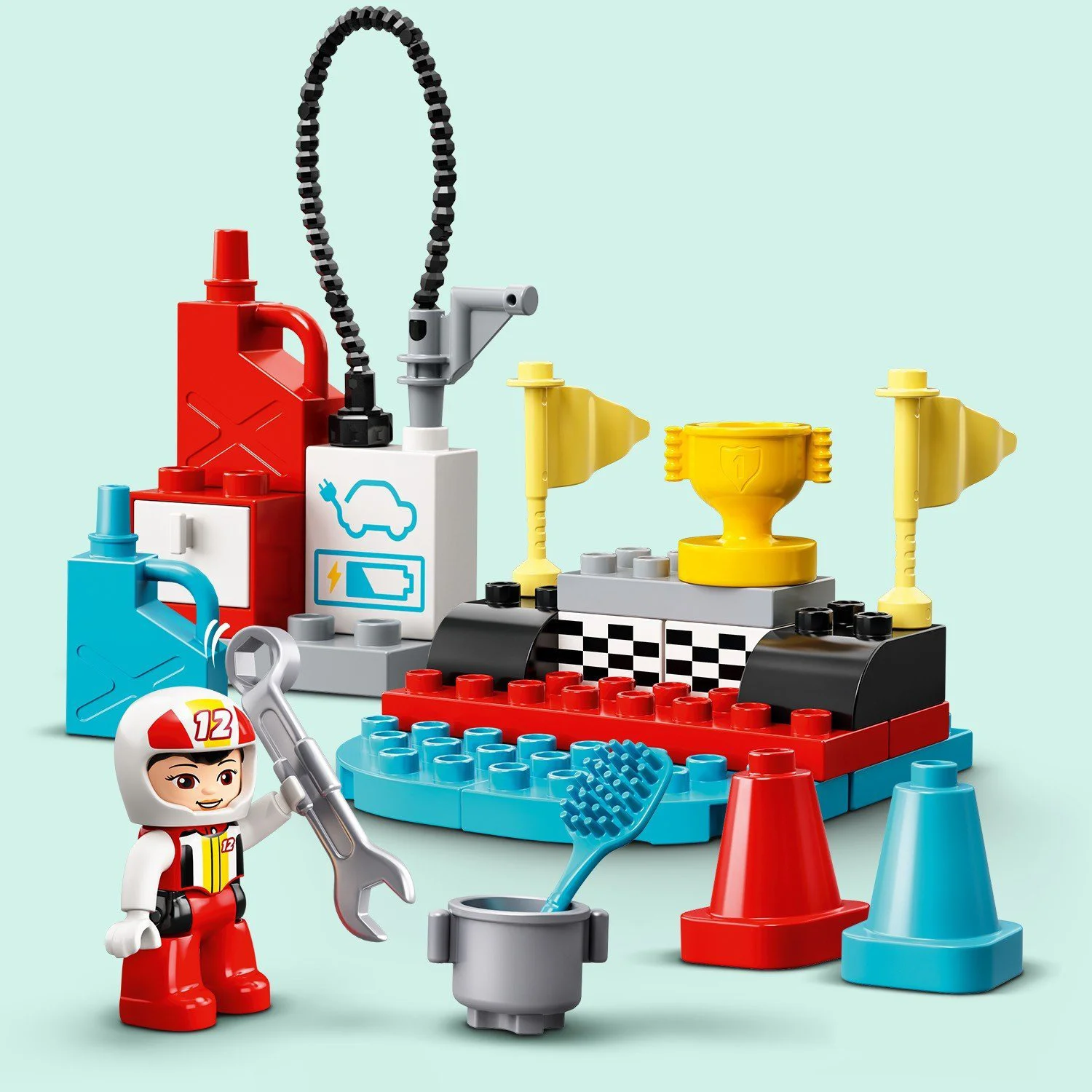 LEGO Duplo Town Гоночные машины foto