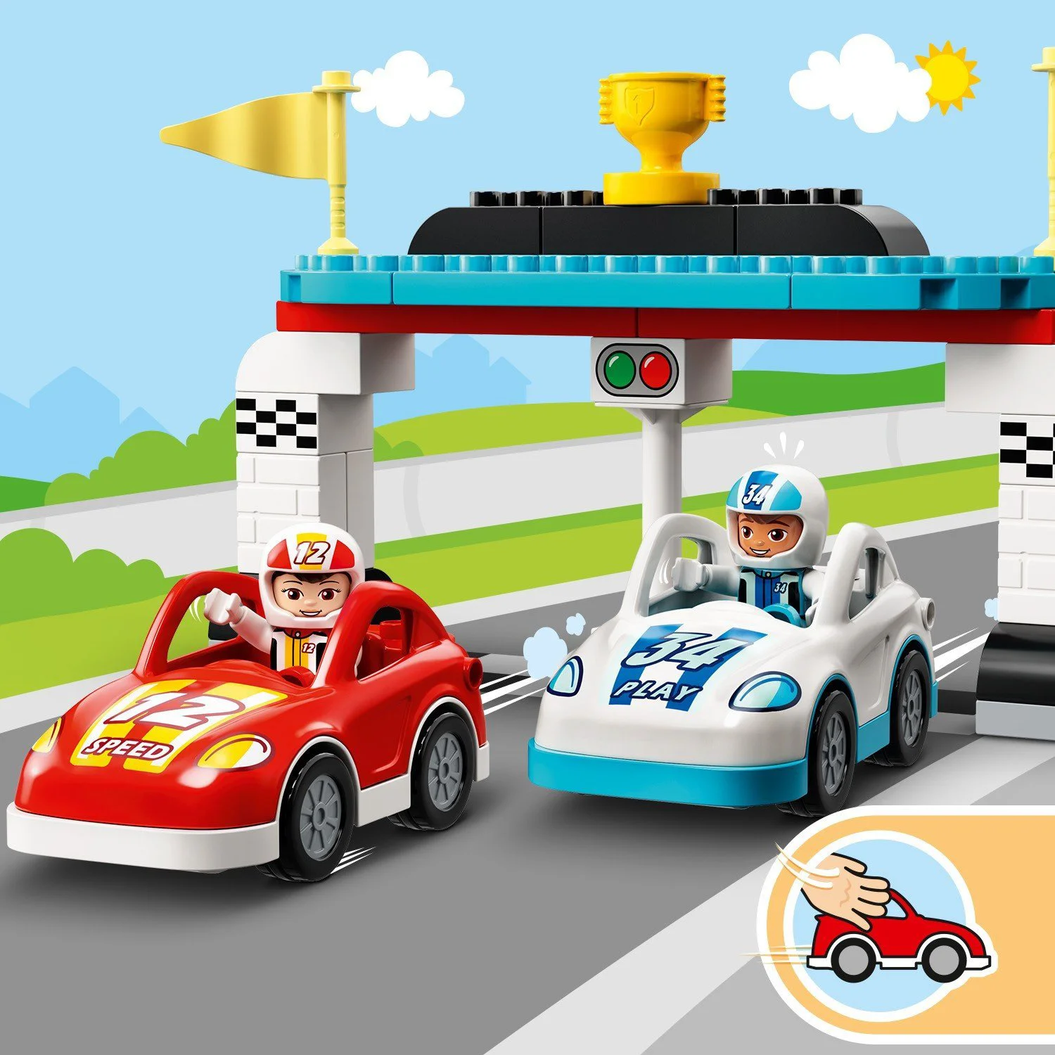 LEGO Duplo Town Гоночные машины foto