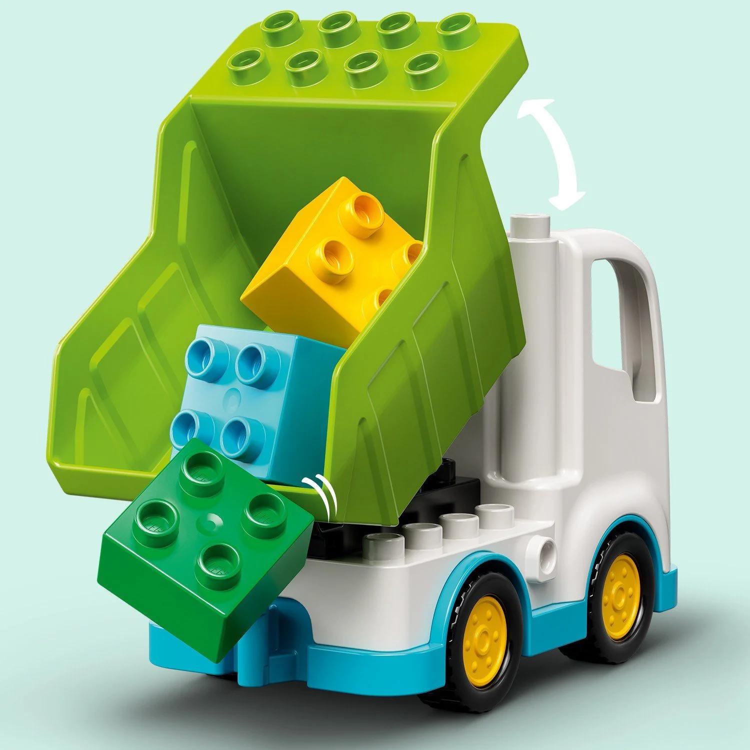Lego Duplo Town Мусоровоз и контейнеры для раздельного сбора мусора foto