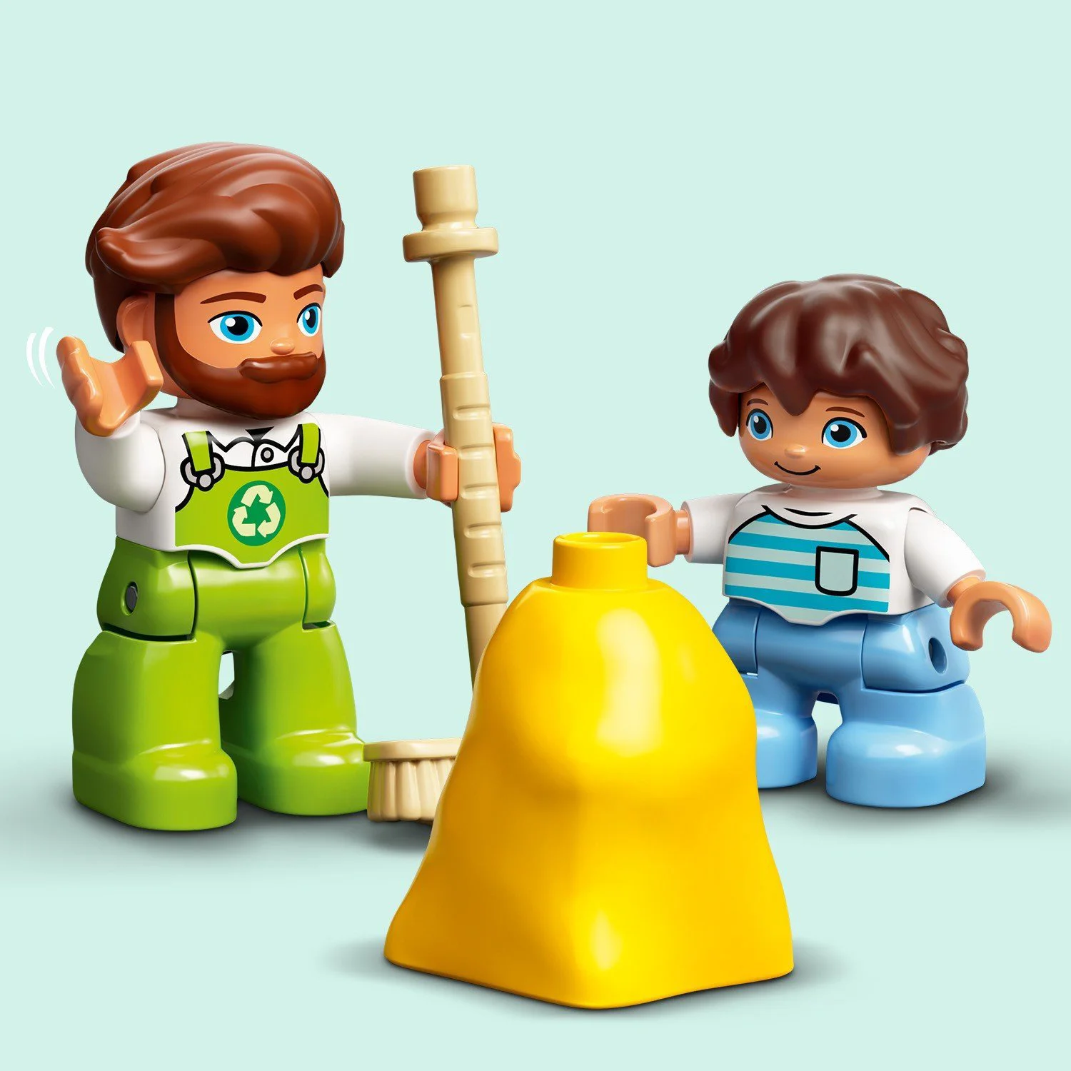 Lego Duplo Town Мусоровоз и контейнеры для раздельного сбора мусора foto