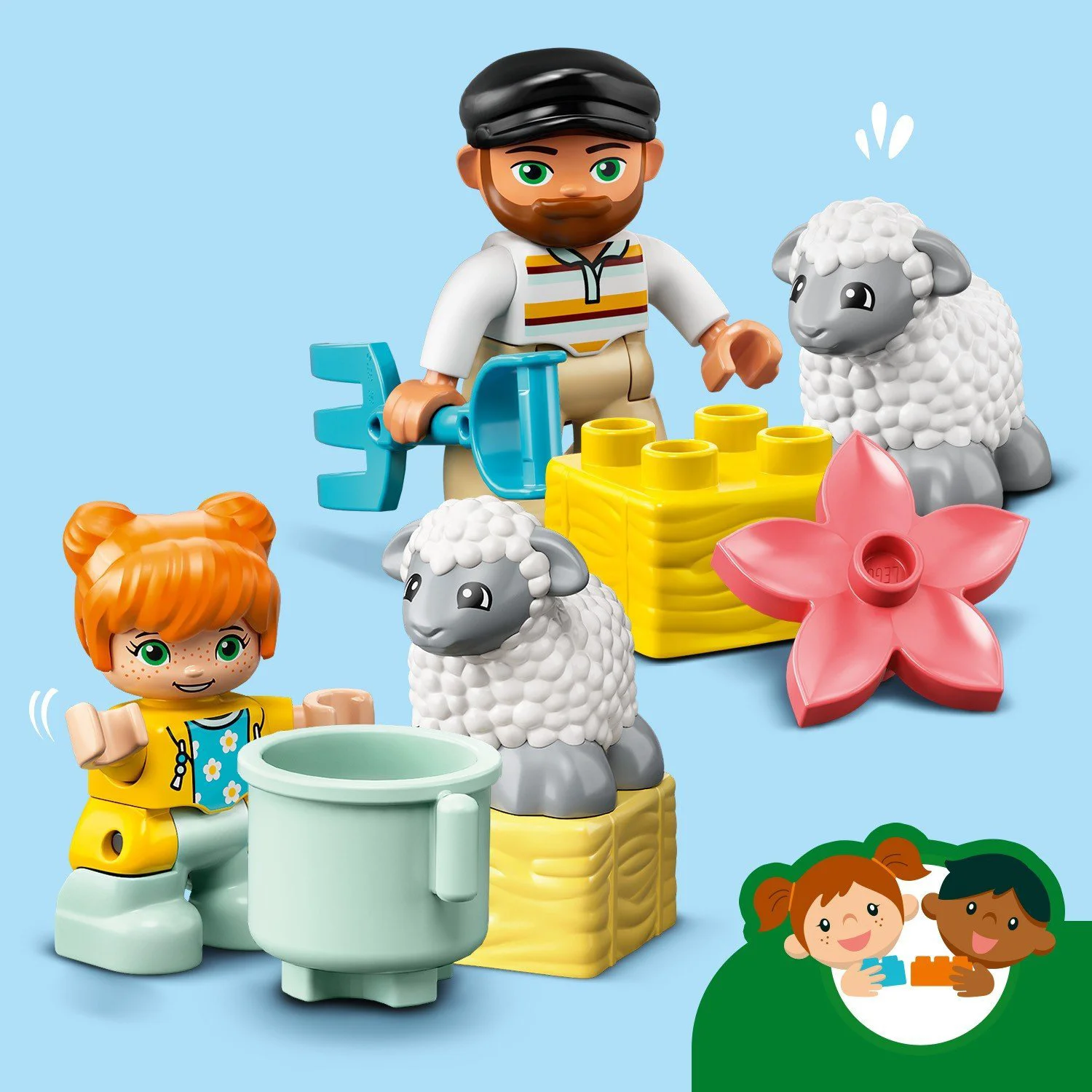 LEGO Duplo Town Farm Tractor & Animal Care foto