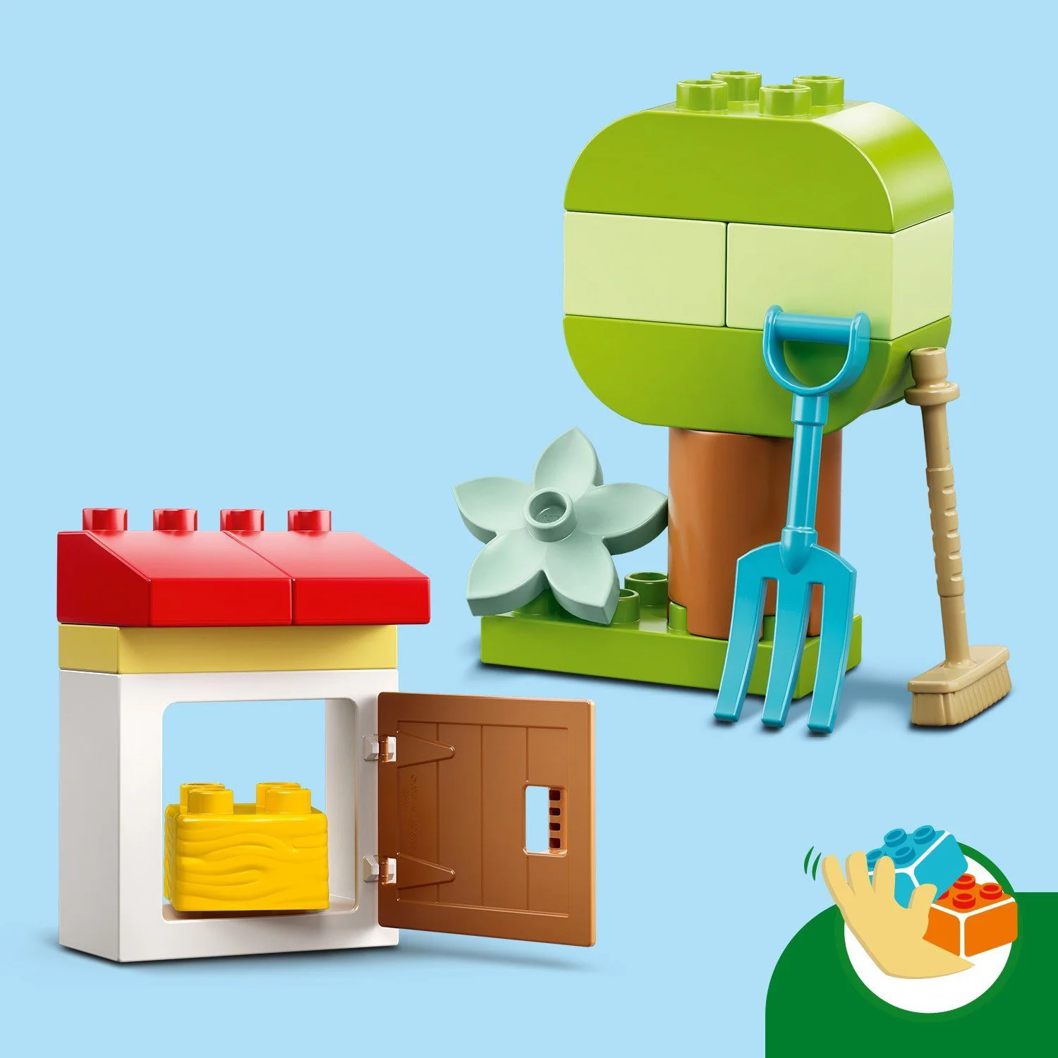 LEGO Duplo Town Farm Tractor & Animal Care foto
