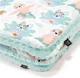 Plapuma moale La Millou Yoga Candy Sloths Audrey Mint foto