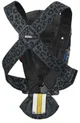 Marsupiu anatomic BabyBjorn Mini Anthracite/Leopard cu pozitii multiple de purtare, 3D Mesh