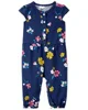Carter's Set 2 piese Salopeta cu cardigan Flori foto