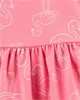 Carter's Set 2 piese Salopeta si rochita Flamingo foto