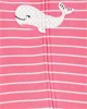 Carter's Pijama roz Balena foto