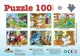 Puzzle cu povesti Noriel Pinocchio, 100 piese