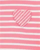 Carter's Tricou roz cu dungi