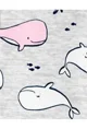Carter's Pijama cu fermoar Balena foto
