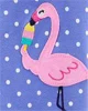 Carter's Pijama cu fermoar Flamingo foto