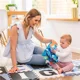 Пазлы мягкие BabyOno Буквы Синие, 10 шт. foto