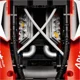 LEGO Technic Ferrari 488 GTE motor V8 foto