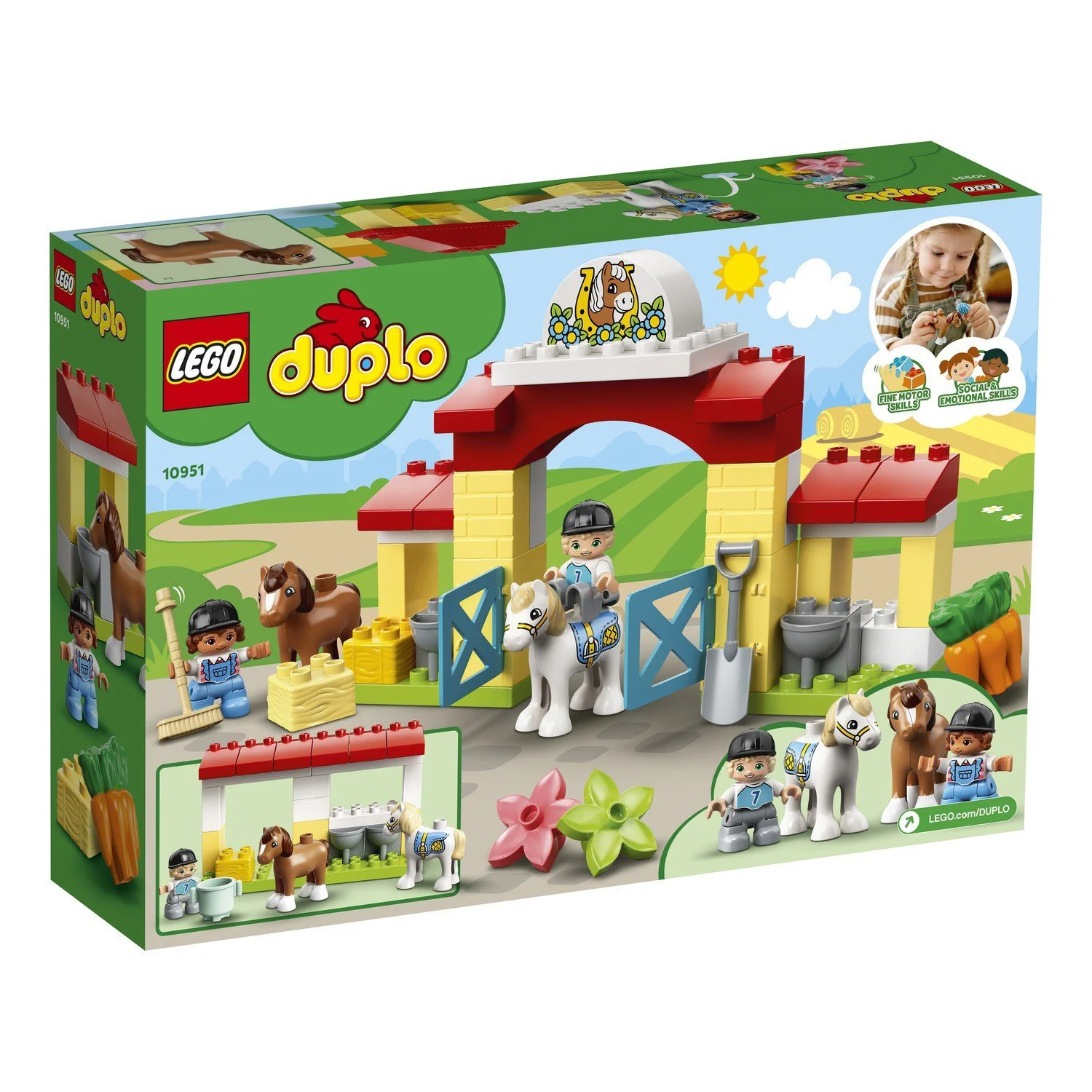 LEGO Duplo Town Horse Stable and Pony Care foto