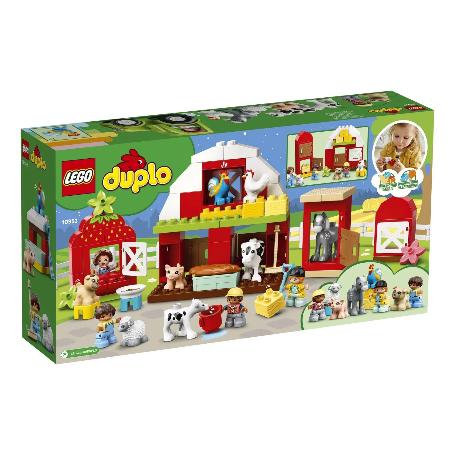 LEGO Duplo Town Barn, Tractor & Farm Animal Care foto