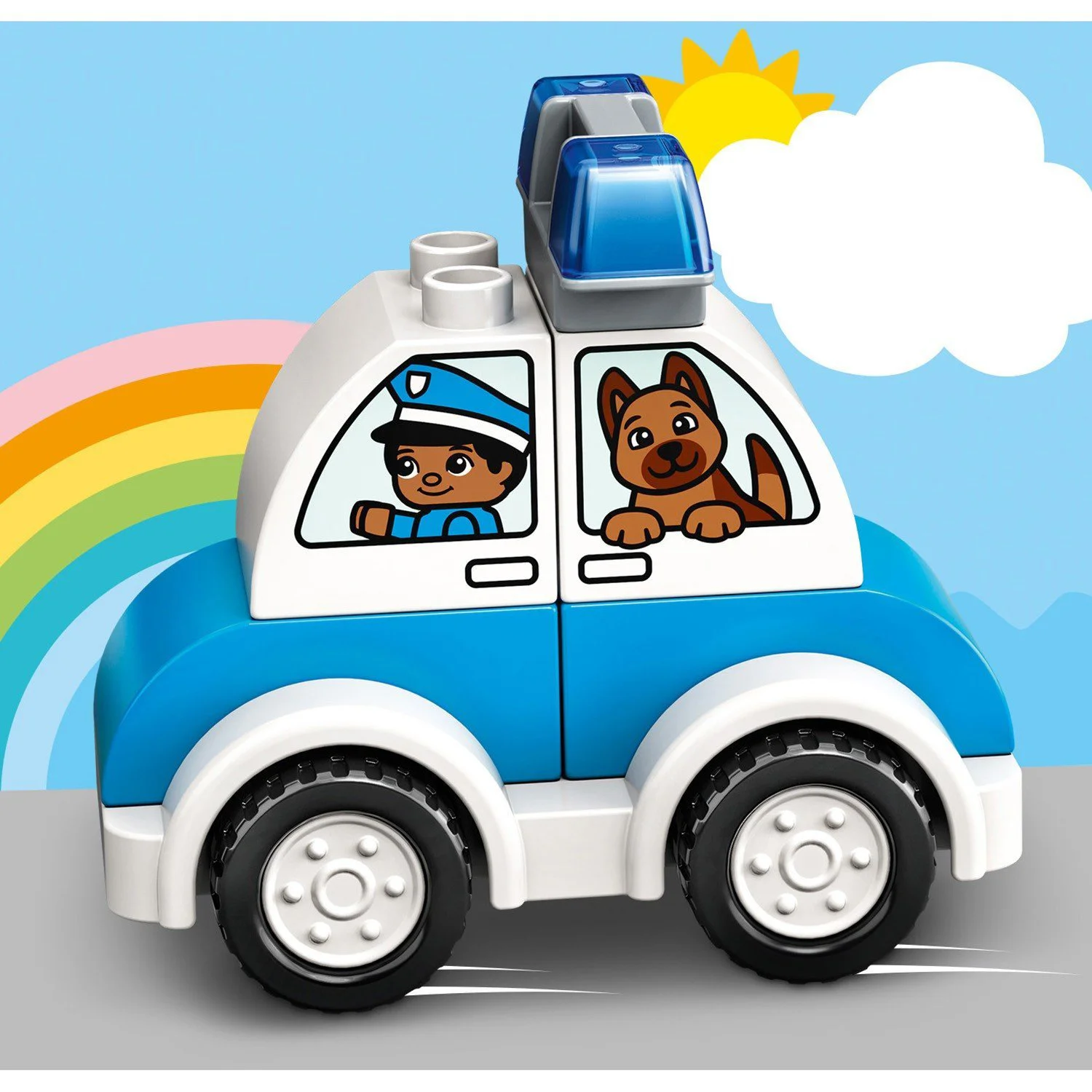 LEGO Duplo Fire Helicopter & Police Car foto