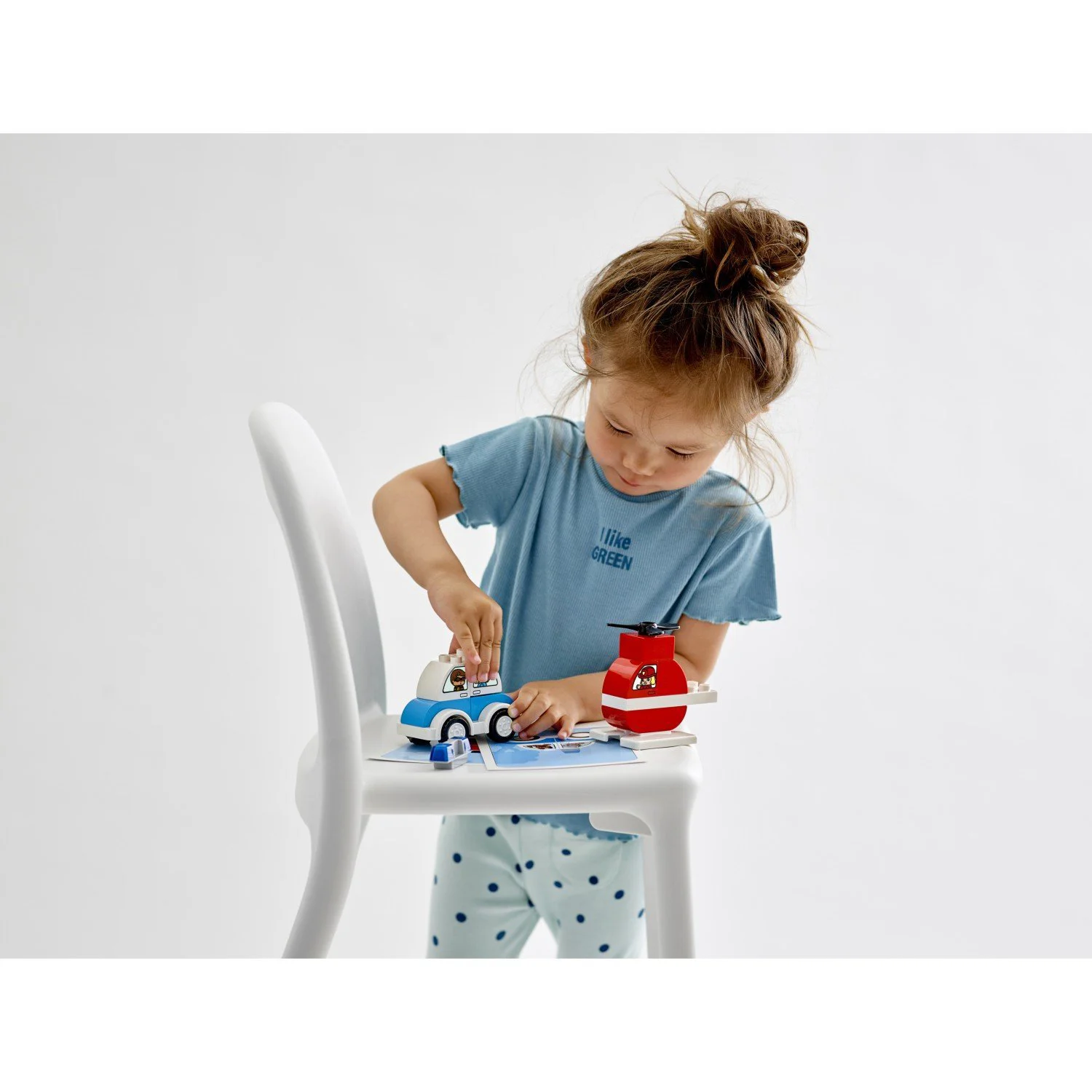 LEGO Duplo Fire Helicopter & Police Car foto